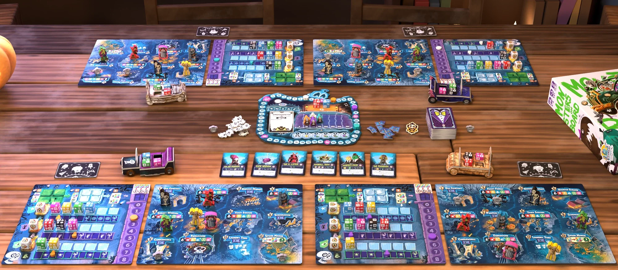 Panoramic view of Startleton in Monsters on Board